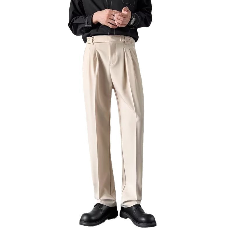 Suit Pants Men's Straight Loose